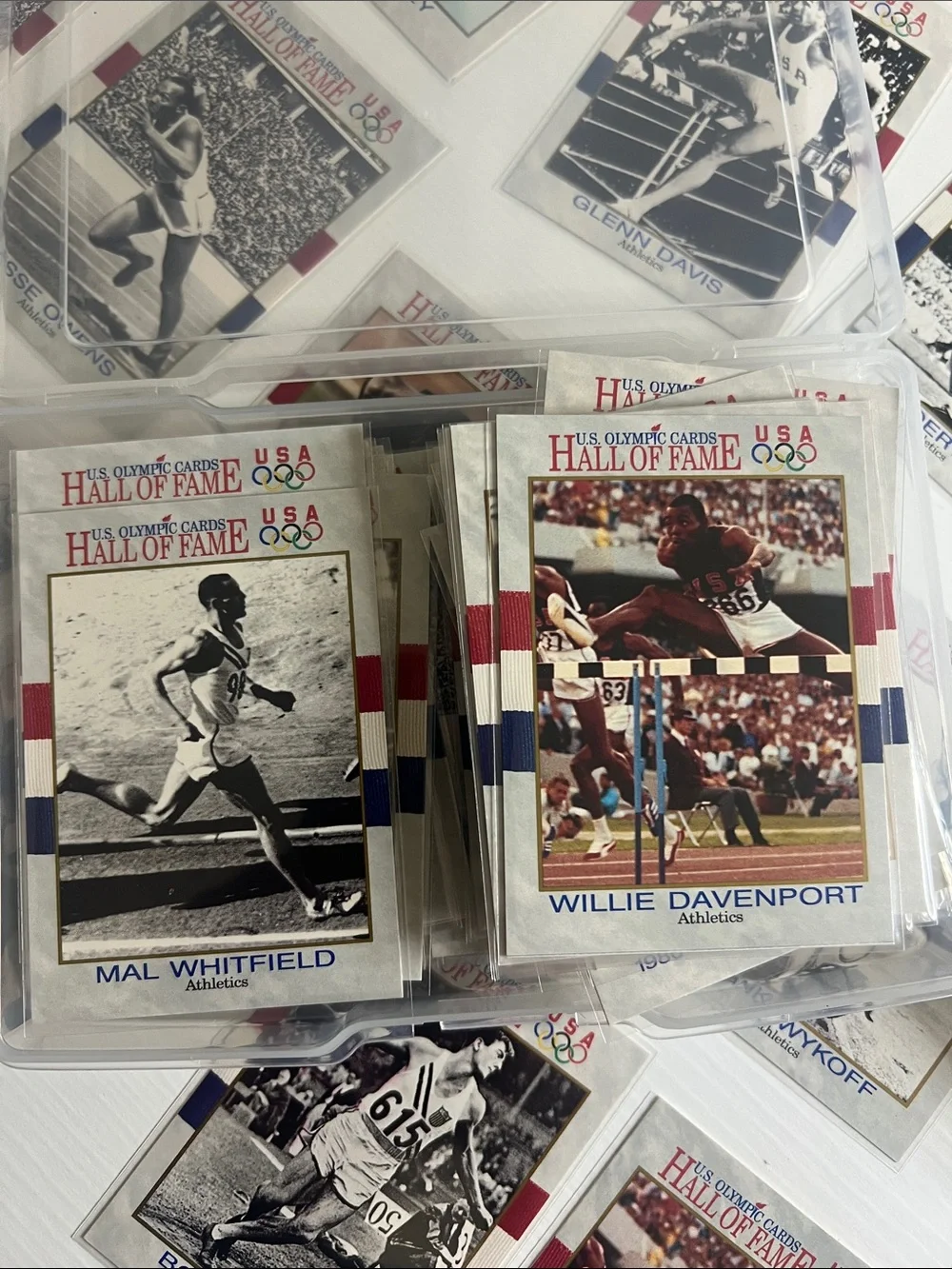 US Olympic Hall of Fame Athletics Trading Card Lot of 20